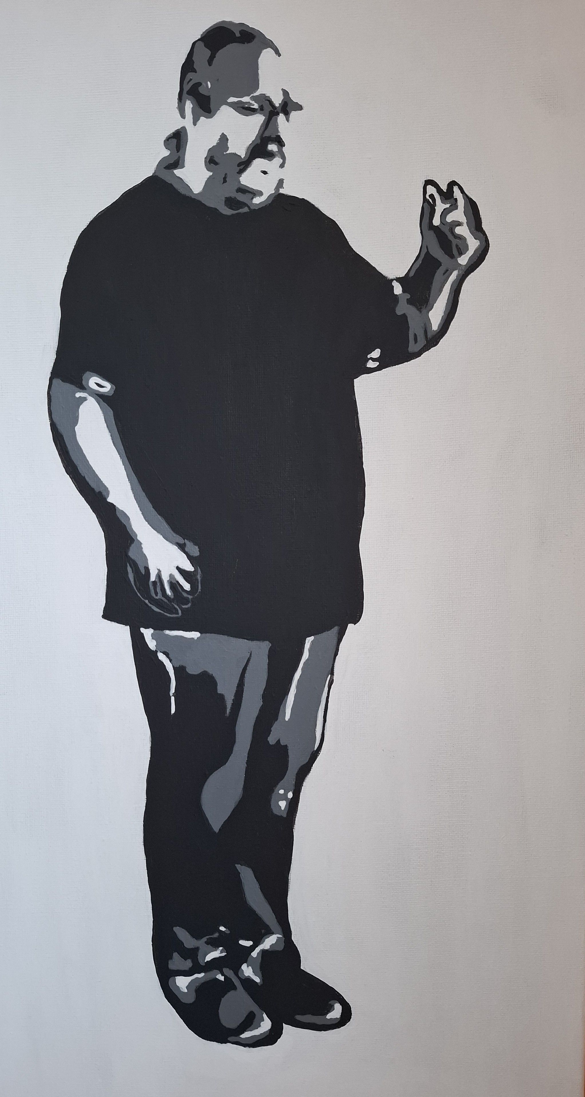 Frank WIlke Gemälde red